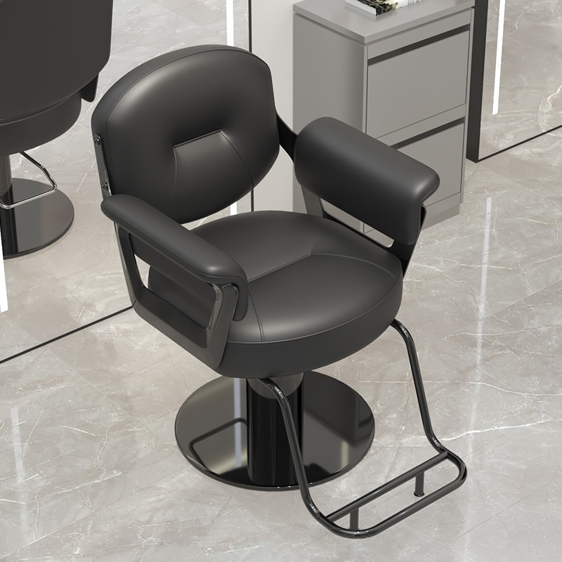 Leatherwork Tattoo - Sillón de Barbero Giratorio Reclinable para