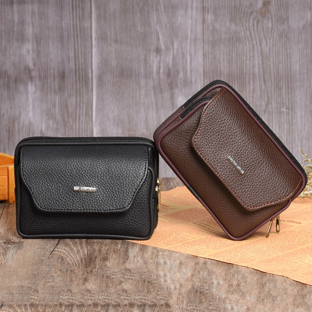 Leatherwork Belt - Riñonera Deportiva Casual de Cuero PU