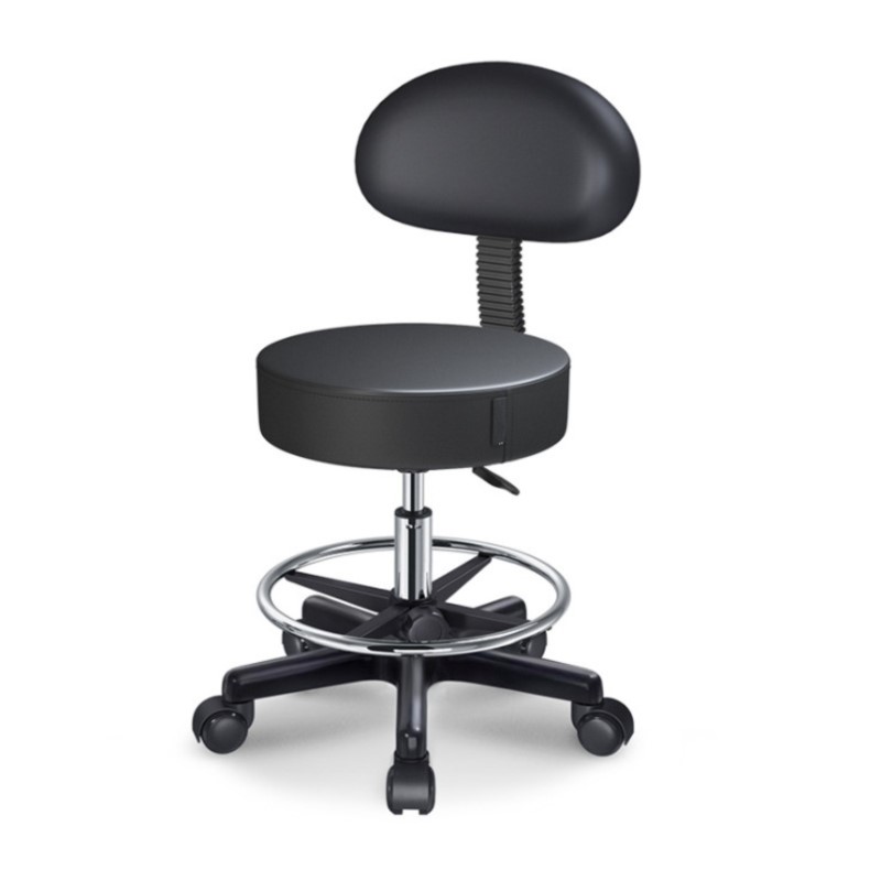 Leatherwork Tattoo - Taburete de Altura Ajustable, Silla Giratoria
