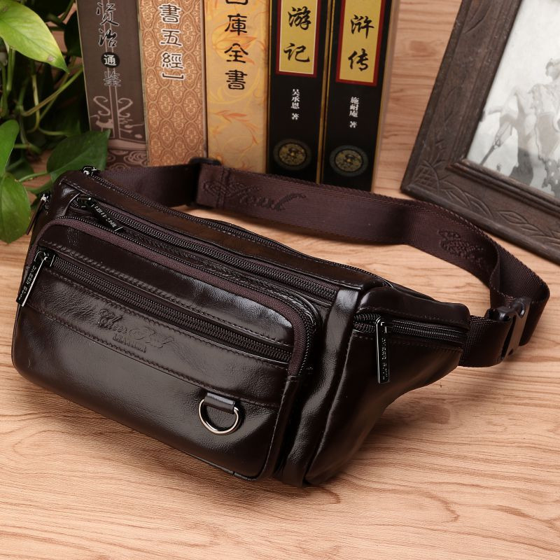 Leatherwork Belt - Riñoneras de cintura para hombre, bolso