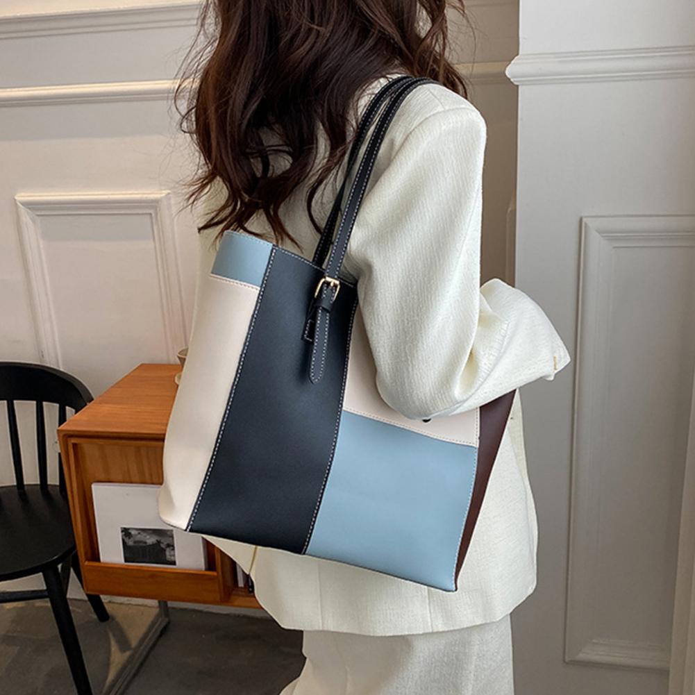Leather Work Duffle - Bolso de hombro a la moda,