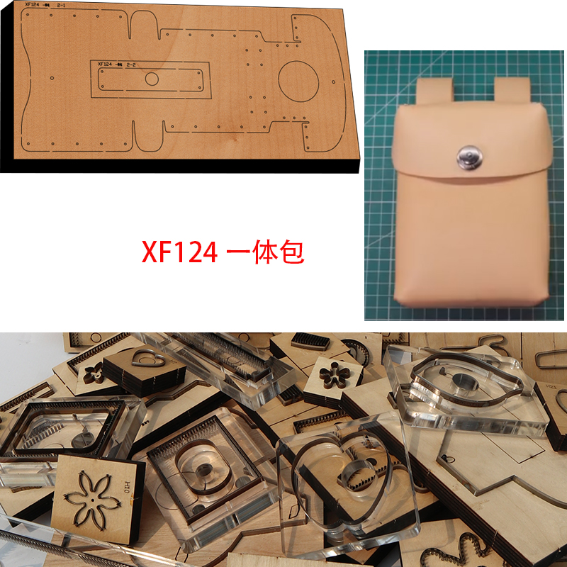 Leathercraft Japan - Troquel de madera con hoja de
