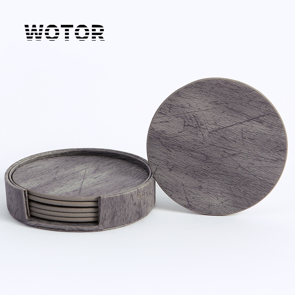 Leatherwork Rings - WOTOR 6 unids/lote círculo cuero de