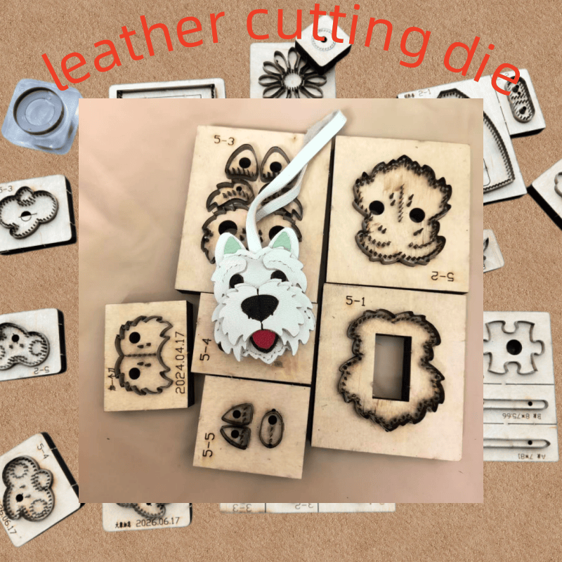 Leatherwork Rings - Molde de corte de madera, molde