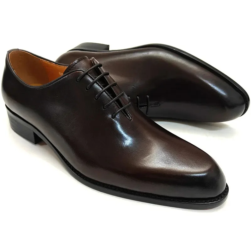 Leather Work Oxfords - Zapatos de cuero de éxito para