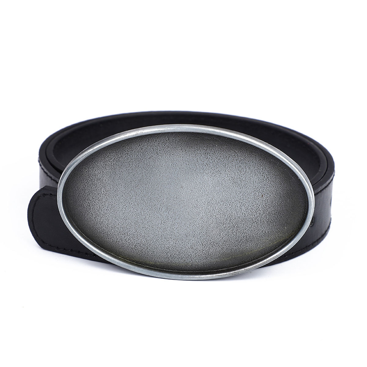 Belt Buckle Blank - Hebilla de cinturón ovalada en blanco,