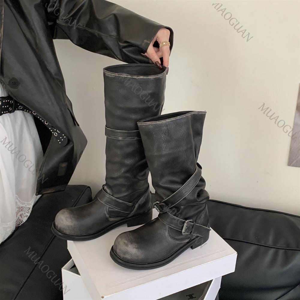 Belt Buckle Blank - Botas de caballero altas hasta el