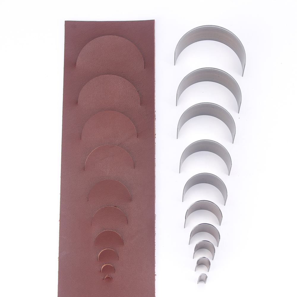 Leatherwork Rings - Juego de 10 troqueles de perforación