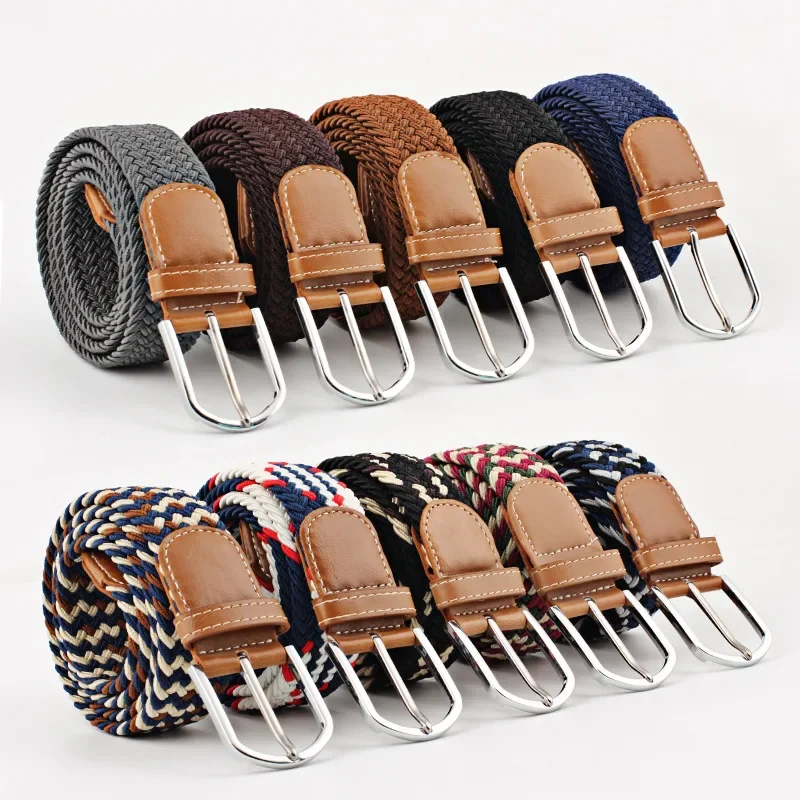 Belt Buckle Blank - Cinturón Unisex Casual de Punto con