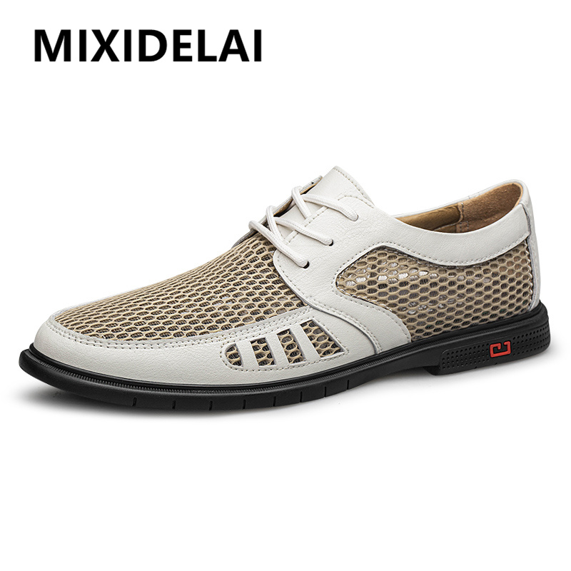 Leather Work Oxfords - Nuevos Zapatos de vestir de verano