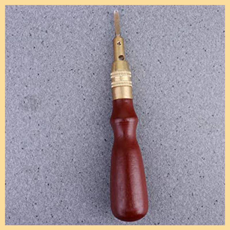 Groover Stitching Tool - 7 Uds biselador de cuero ranuradora