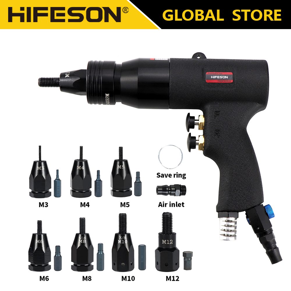 Rivet Setter Tool - Pistolas de tuercas de remache neumáticas