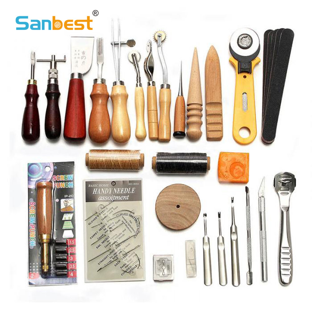 Groover Stitching Tool - Sanbest-Kit de herramientas de artesanía de