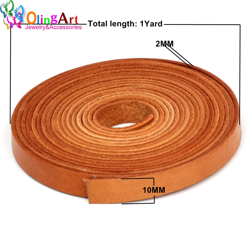 OlingArt 10*2mm 1 yarda/lote c - Leatherwork Diy reseña y precio