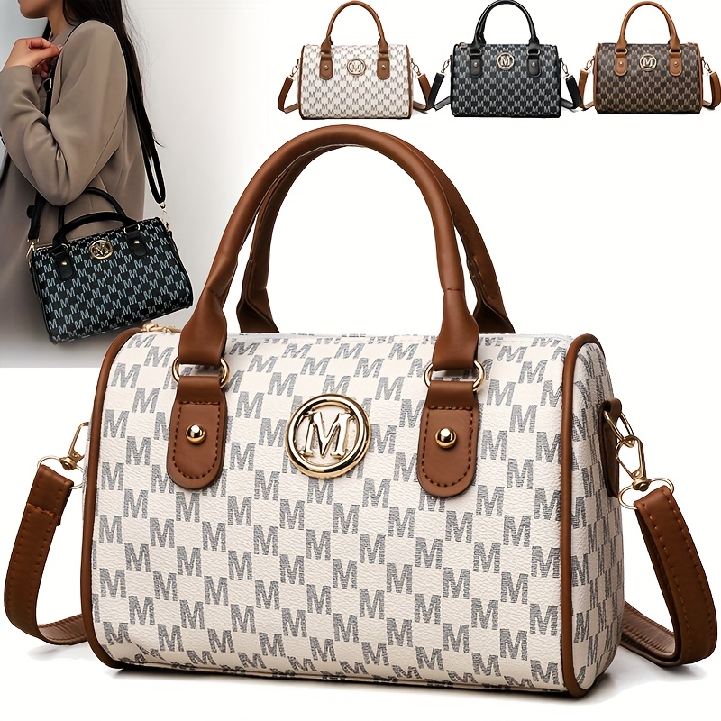 Bolso de hombro con alfabeto p - Leatherwork Logo reseña y precio