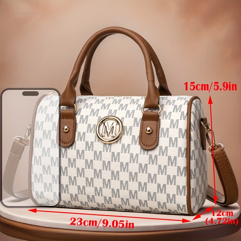 Bolso de hombro con alfabeto p - Leatherwork Logo reseña y precio