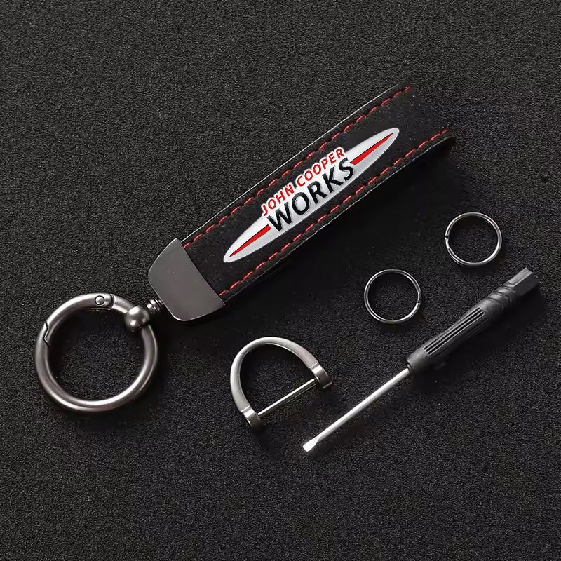 Llavero con Logotipo de Coche  - Leatherwork Logo reseña y precio
