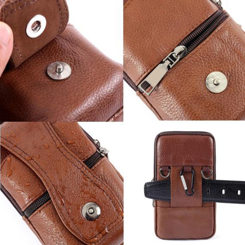 1 unidad de bolsa para teléfon - Leatherwork Belt reseña y precio