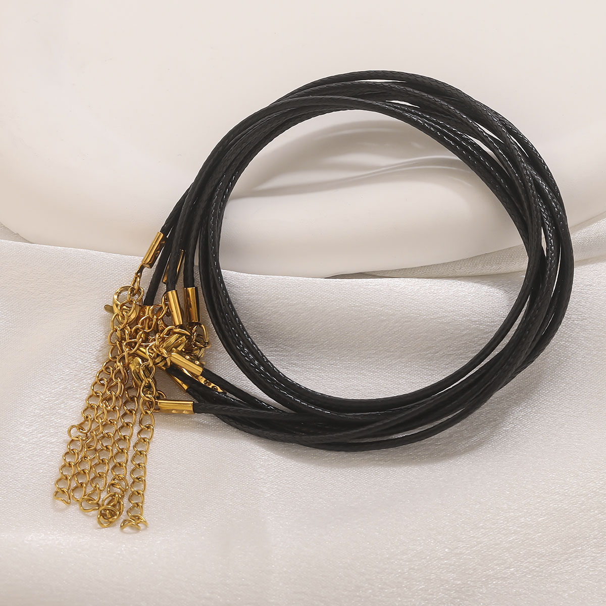 Collar de cordón de cuero con  - Leatherwork Diy reseña y precio