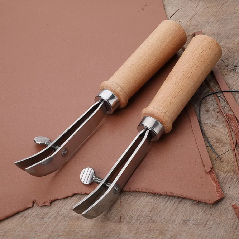Creaser de borde de cuero ajus - Groover Stitching Tool reseña y precio