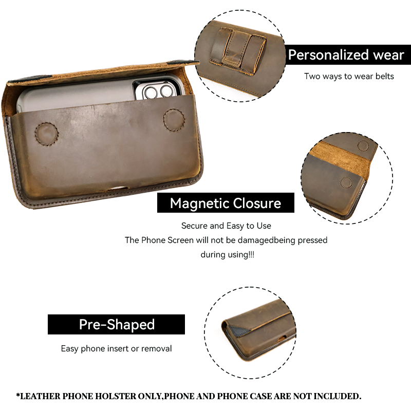 Riñonera de cuero genuino para - Leatherwork Belt reseña y precio