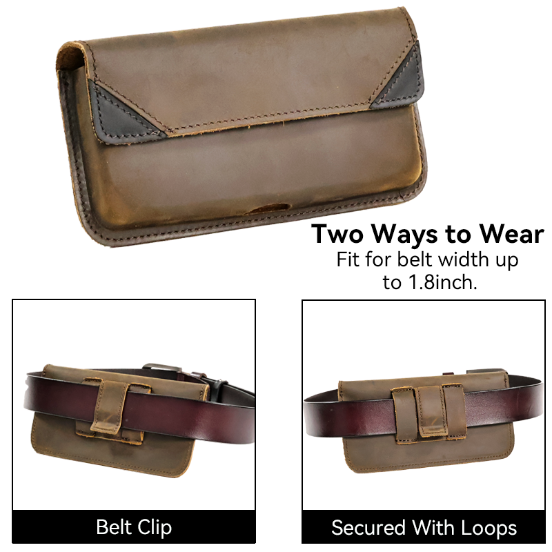 Riñonera de cuero genuino para - Leatherwork Belt reseña y precio