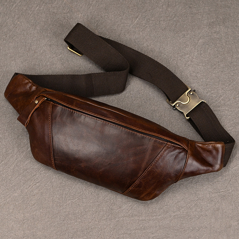 Bolso de pecho de cuero para h - Leatherwork Belt reseña y precio