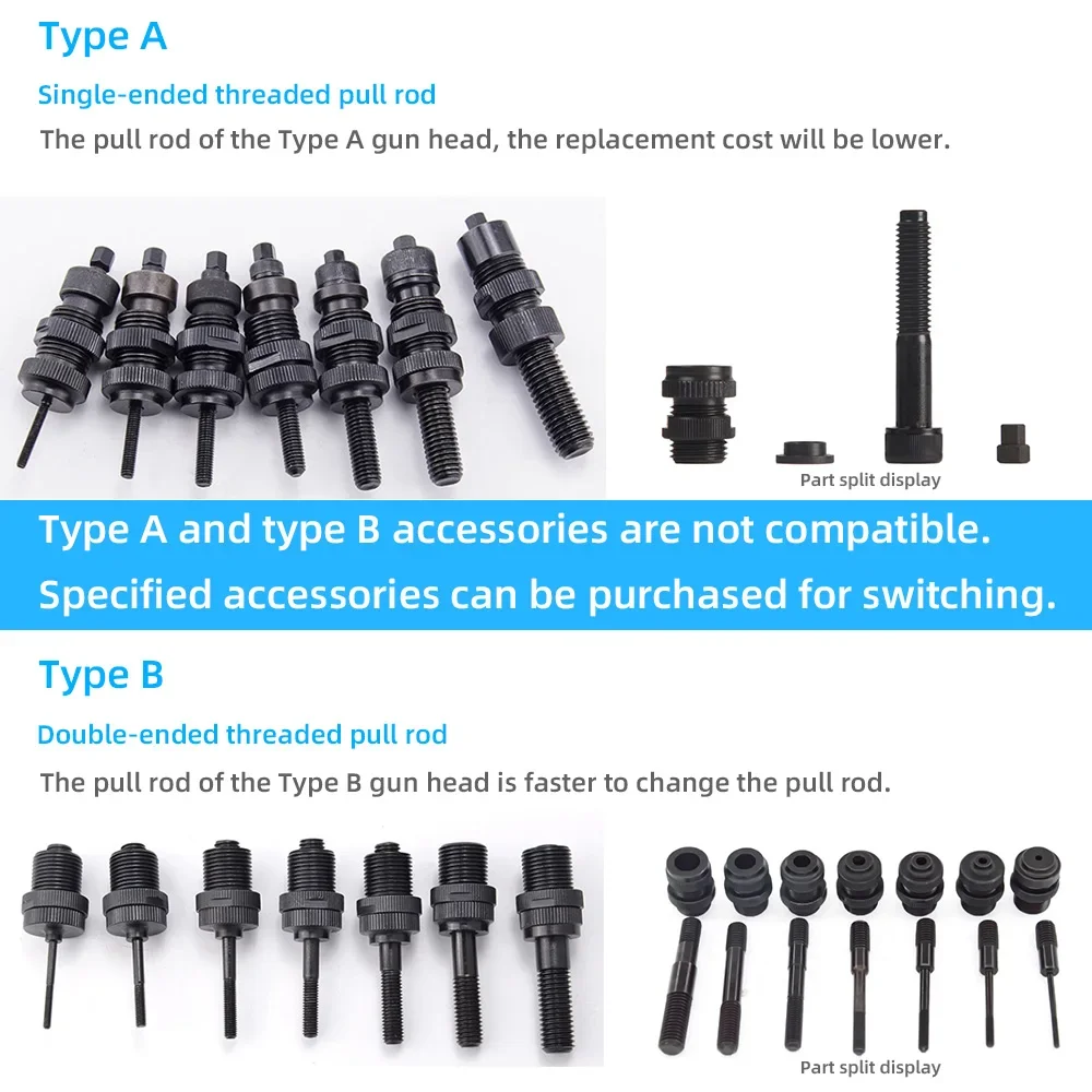 Pistola de tuercas de remache  - Rivet Setter Tool reseña y precio