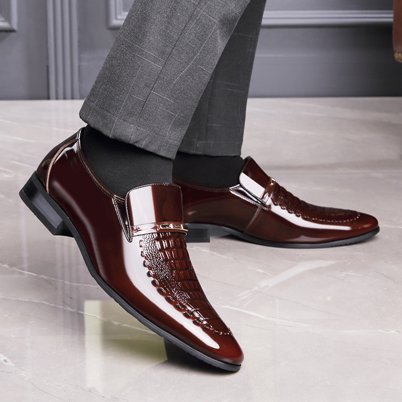 Zapatos De cuero para Hombre,  - Leather Work Oxfords reseña y precio