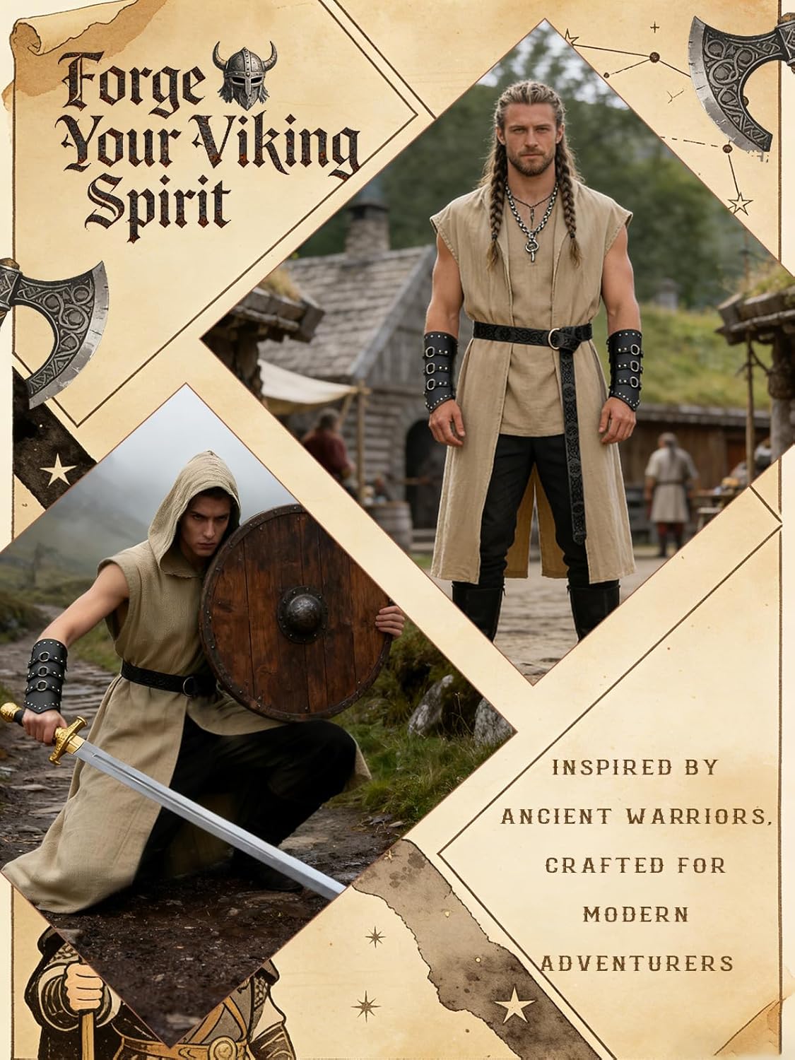 Conjunto de Disfraz Renacentis - Leatherwork Belt reseña y precio