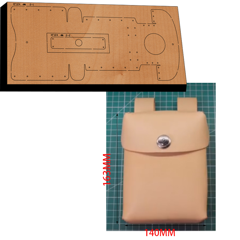 Troquel de madera con hoja de  - Leathercraft Japan reseña y precio
