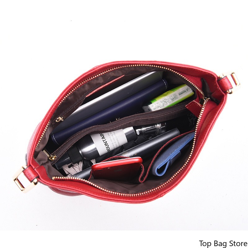 Bolso de Hombro de Cuero Genui - Leatherwork Logo reseña y precio