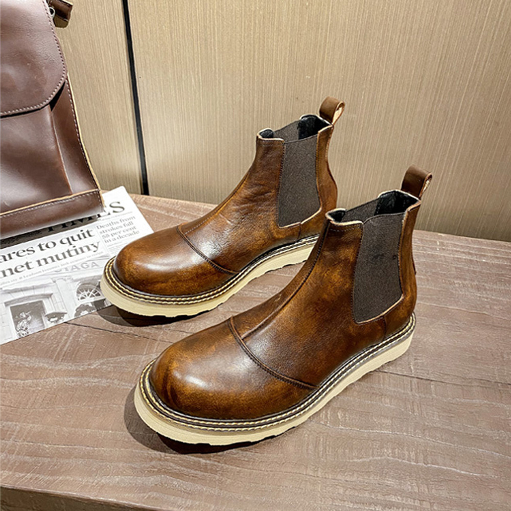 Botas Chelsea Retro de cuero g - Leather Work Oxfords reseña y precio
