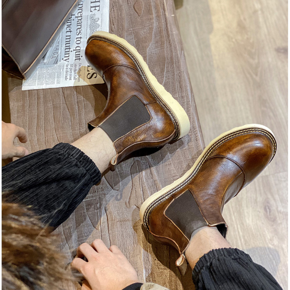 Botas Chelsea Retro de cuero g - Leather Work Oxfords reseña y precio