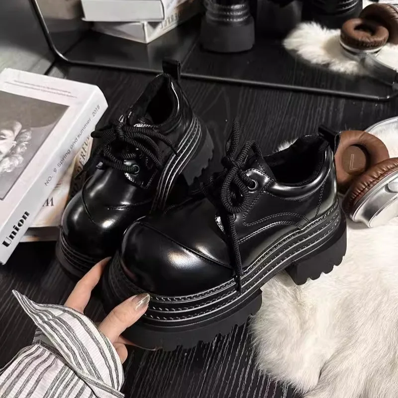 Mocasines Retro para mujer, pr - Leather Work Oxfords reseña y precio