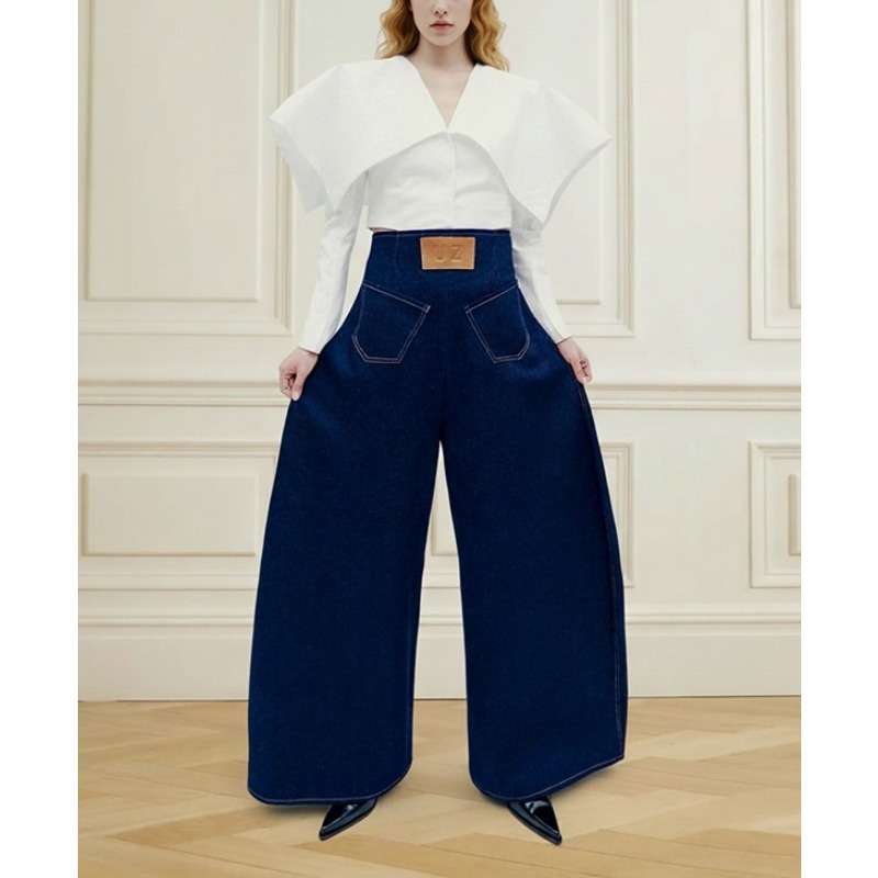 Tedka Vintage Blue Jeans de mu - Leather Work Jeans reseña y precio