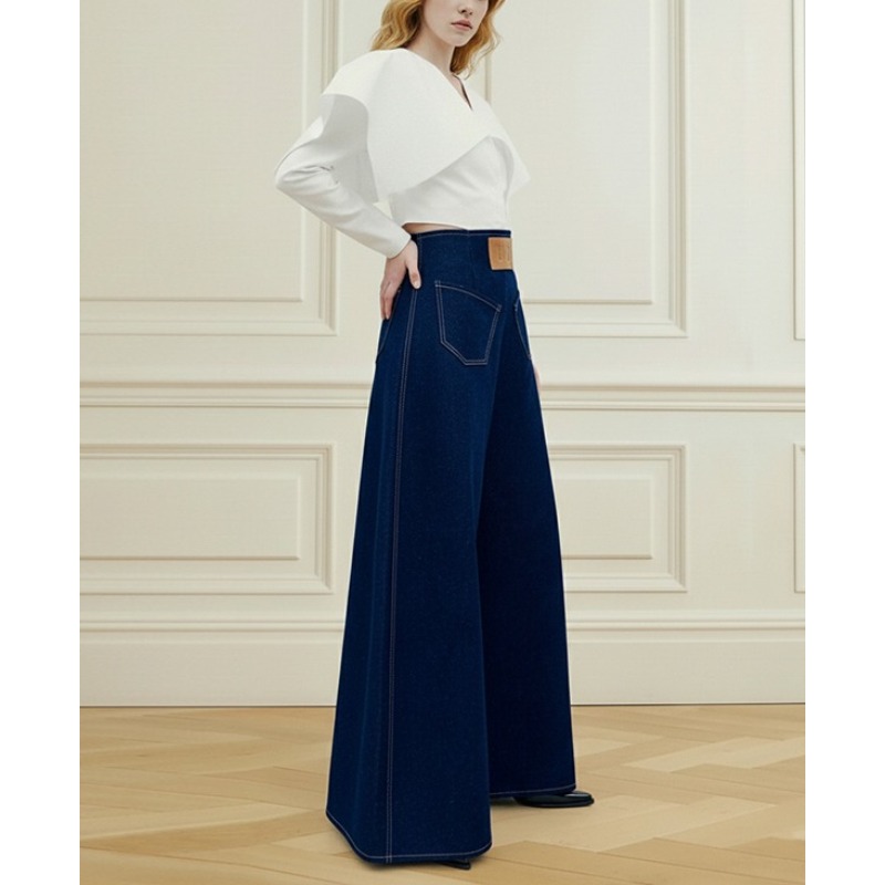 Tedka Vintage Blue Jeans de mu - Leather Work Jeans reseña y precio