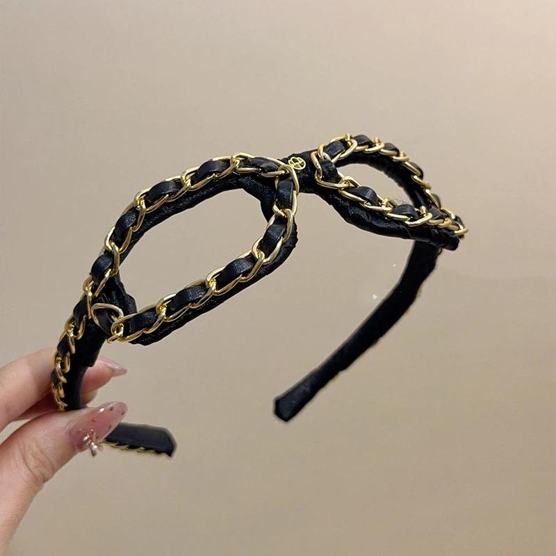 Diadema de Cuero con Cadena Vi - Leatherwork Rings reseña y precio