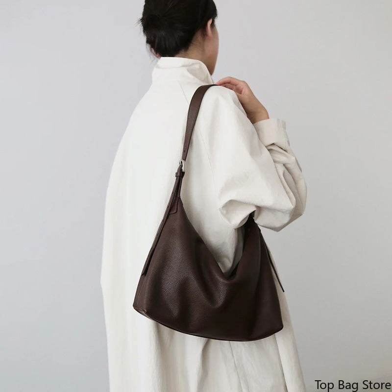 Bolso de Cuero Genuino para Mu - Leatherwork Logo reseña y precio