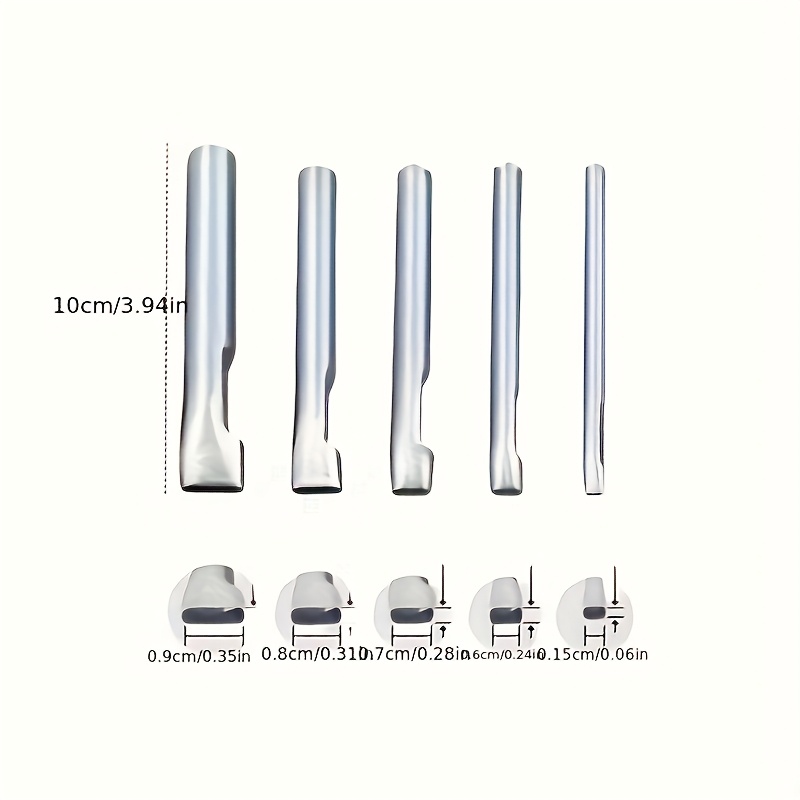 Juego de 5 perforadores de cue - Leatherwork Hole Punch reseña y precio