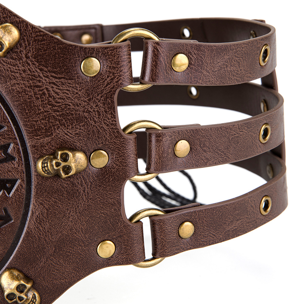 Cinturón ancho medieval, disfr - Leatherwork Belt reseña y precio