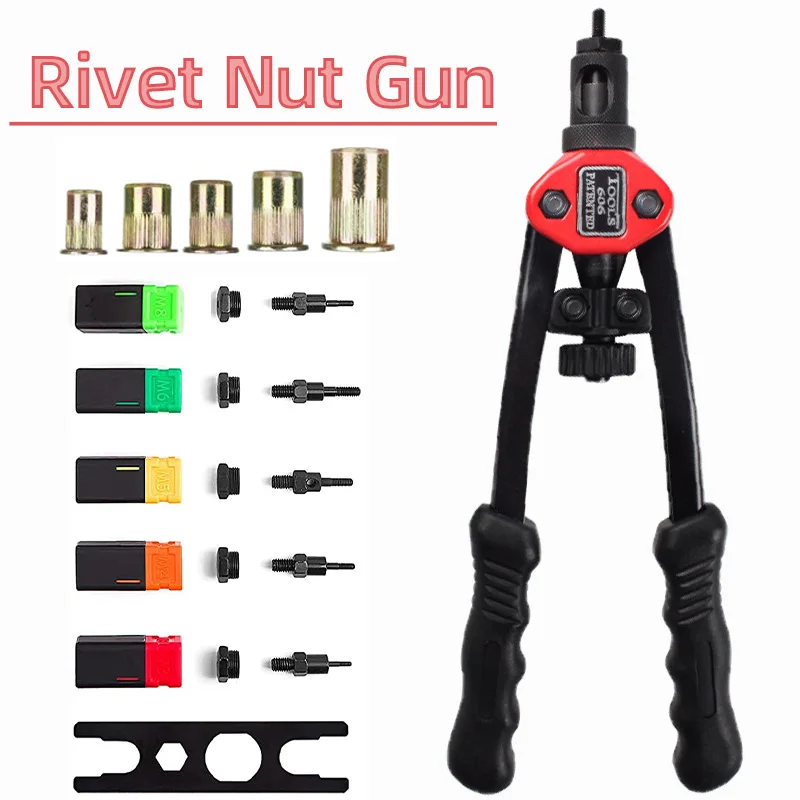Pistola para tuercas de remach - Rivet Setter Tool reseña y precio