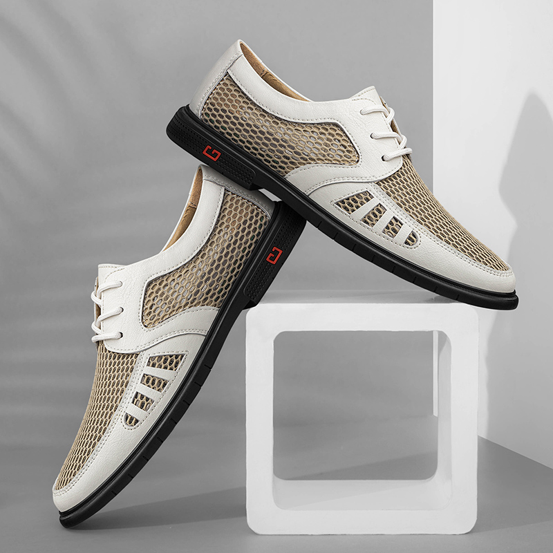 Nuevos Zapatos de vestir de ve - Leather Work Oxfords reseña y precio