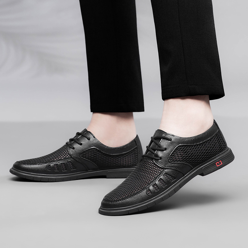 Nuevos Zapatos de vestir de ve - Leather Work Oxfords reseña y precio