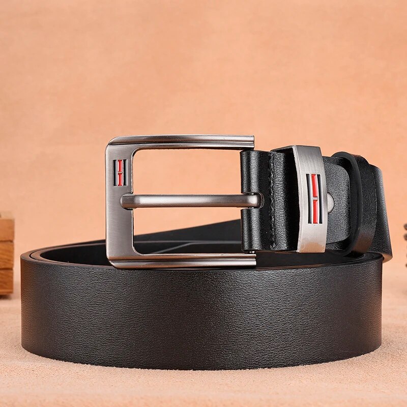 Cinturón con hebilla de metal  - Leather Work Jeans reseña y precio