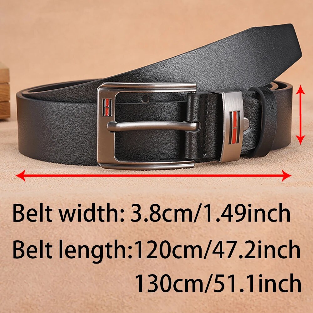 Cinturón con hebilla de metal  - Leather Work Jeans reseña y precio