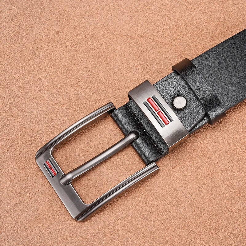 Cinturón con hebilla de metal  - Leather Work Jeans reseña y precio