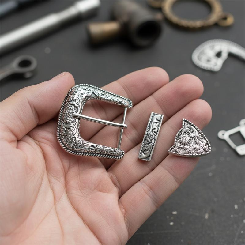Juego de tres hebillas de cint - Belt Buckle Blank reseña y precio