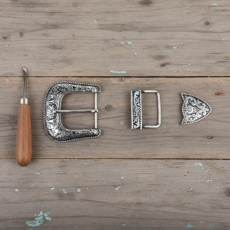 Juego de tres hebillas de cint - Belt Buckle Blank reseña y precio