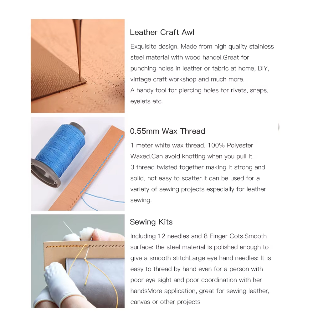 WUTA-Kit de herramientas profe - Leatherwork Diy reseña y precio